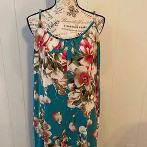 Wide Leg Tropical Jumpsuit, NWT